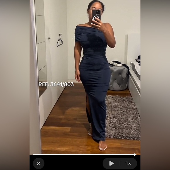 ZARA - ASYMMETRIC RUCHED TOP - LARGE - DUCK BLUE - Picture 8 of 8